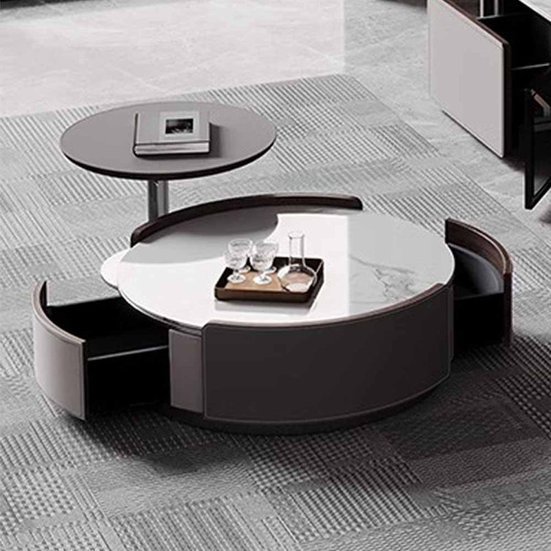 Table à thé ronde Rock