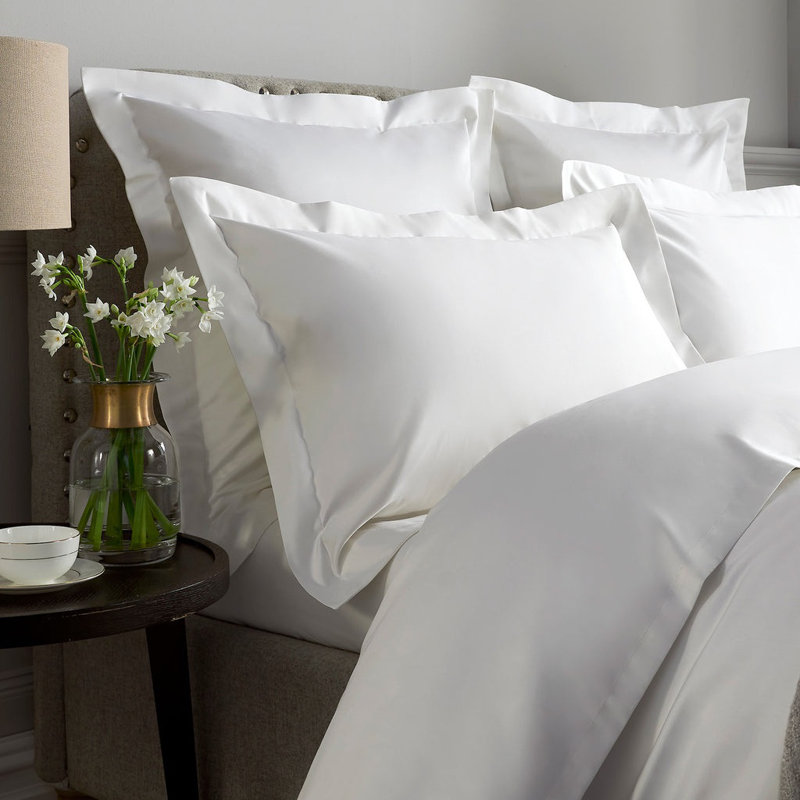 1000 Thread Count Sateen Oxford Pillowcase, White