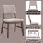 Seda Dusty Corduroy & Walnut Finish Side Chair (Set Of 2)-1177879785