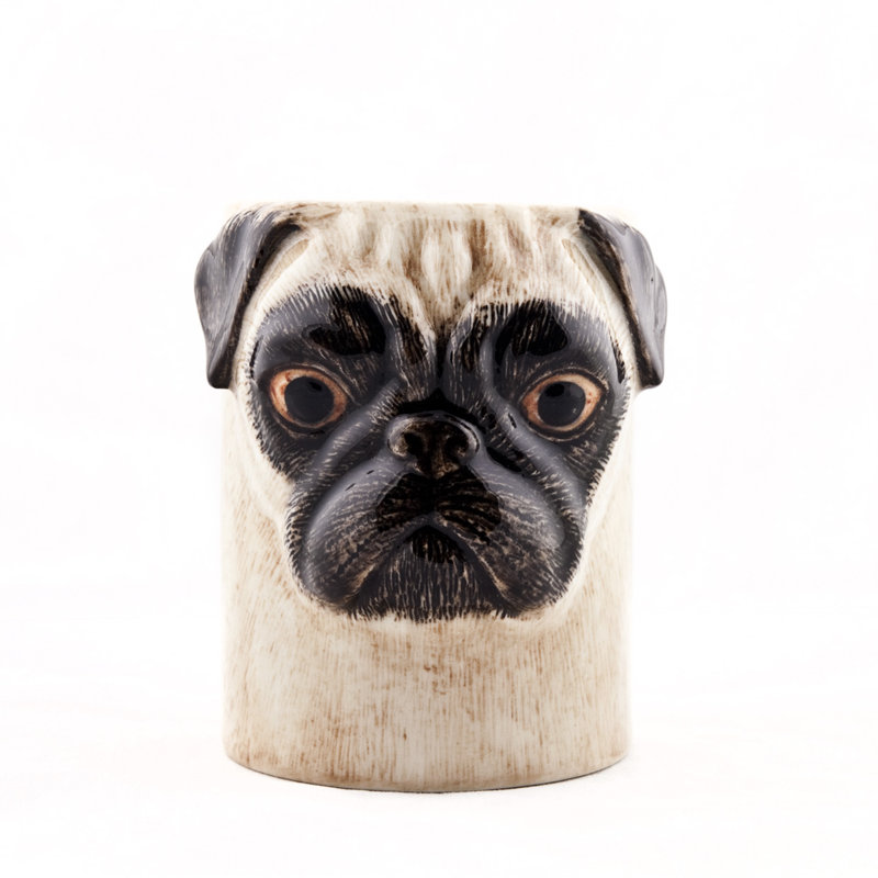 Pencil Pot - Dog - Pug Fawn