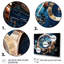 «Blue Luxury Watch» saphir horloge I sur toile-2067630365-1985195340