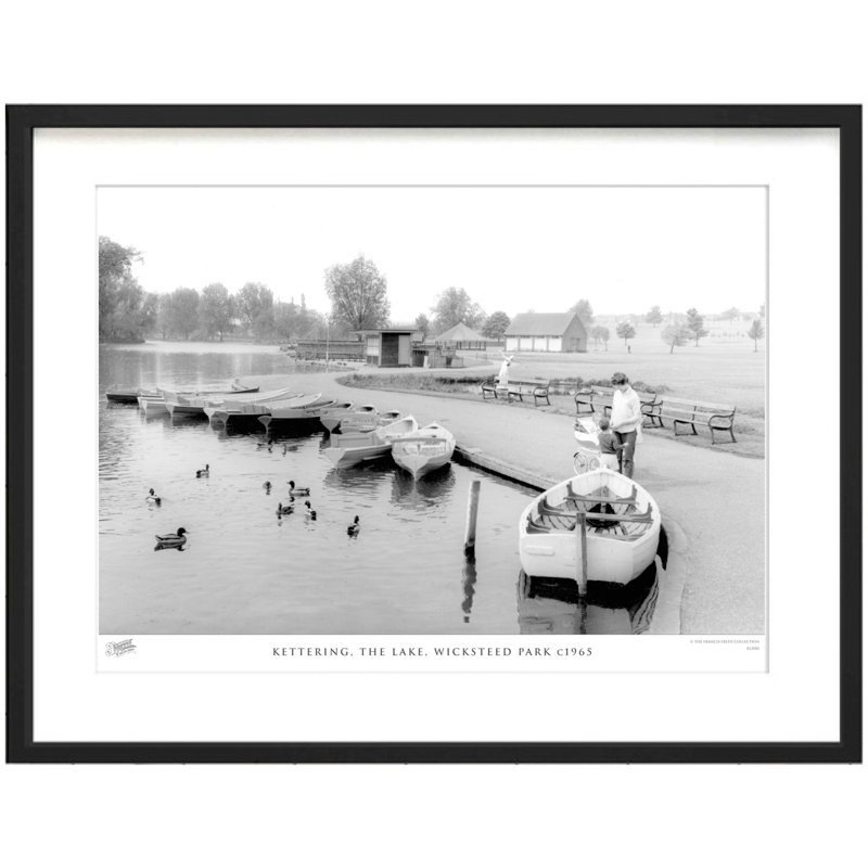 Kettering, The Lake, Wicksteed Park C1965 by Francis Frith - Single Picture Frame Print, 40cm H x 50cm W x 2.3cm D