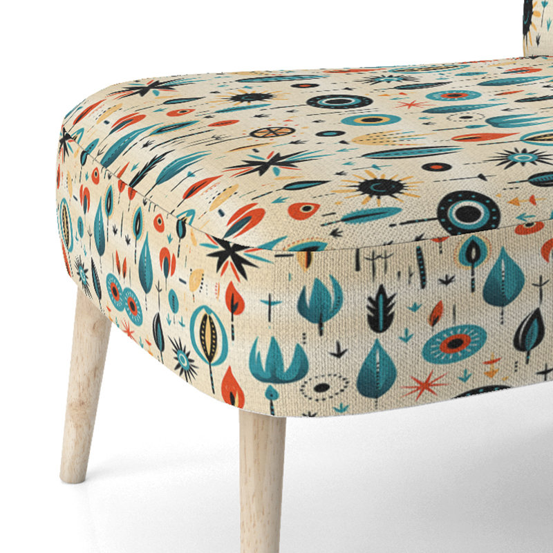 Chaise d'appoint rembourrée Nomadic Treasures Boho