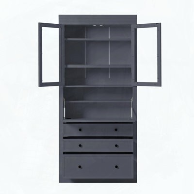 Freestanding Kitchen Pantry Storage Multifunctional Cupboard