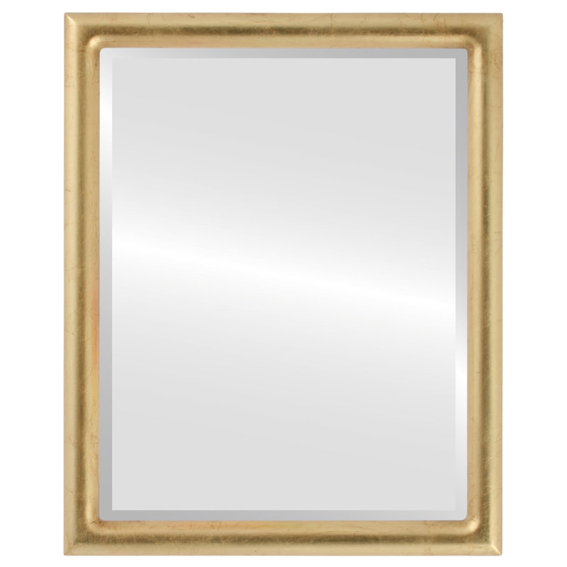 Rowles Rectangle Mirror, Gold Leaf, 25.375" x 21.375"