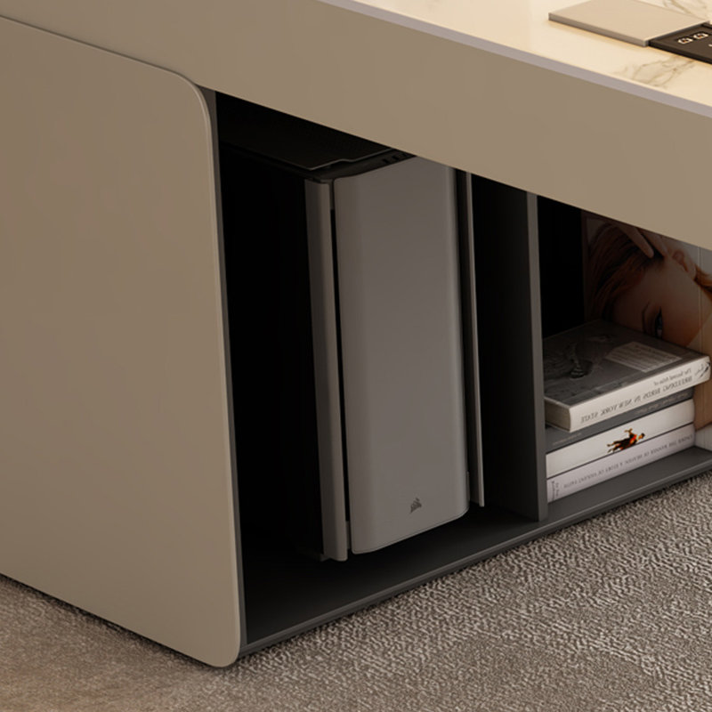 Bureau italien minimaliste, H 29,53 po x l 62,99 po x P 27,56 po