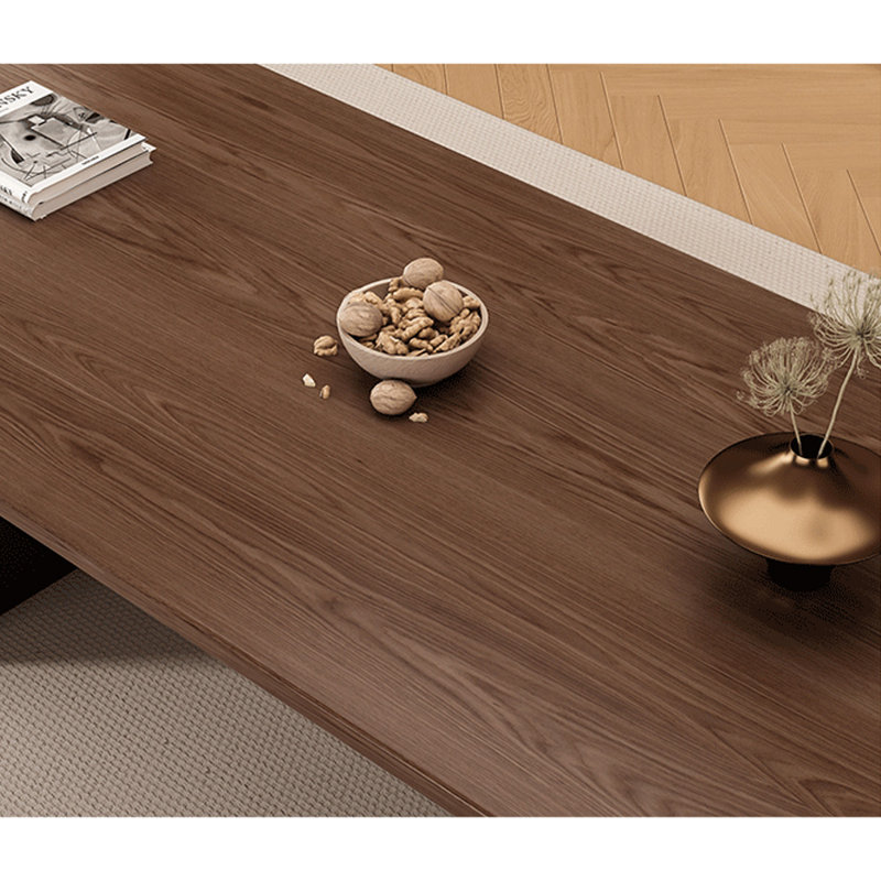 Ensemble de table à manger moderne en bois massif rectangulaire, H 29,5 po x L 62,9 po x l 31,4 po