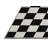 Machine Washable Checkered Gray Area Rug-1510453257