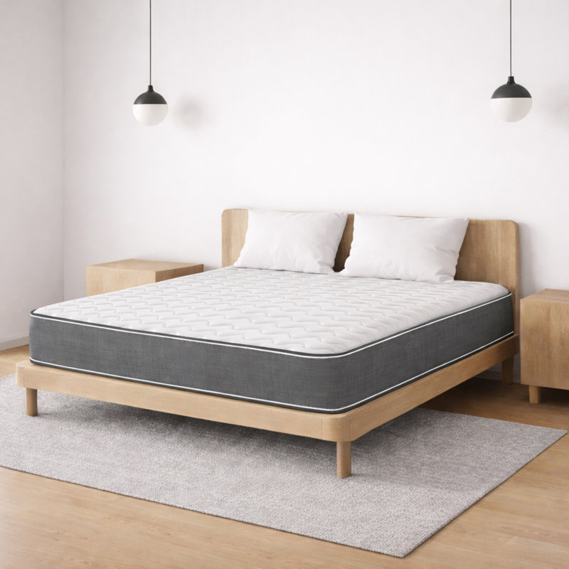 Longley Wayfair Sleep Open Coil Mattress, Small Double (4')