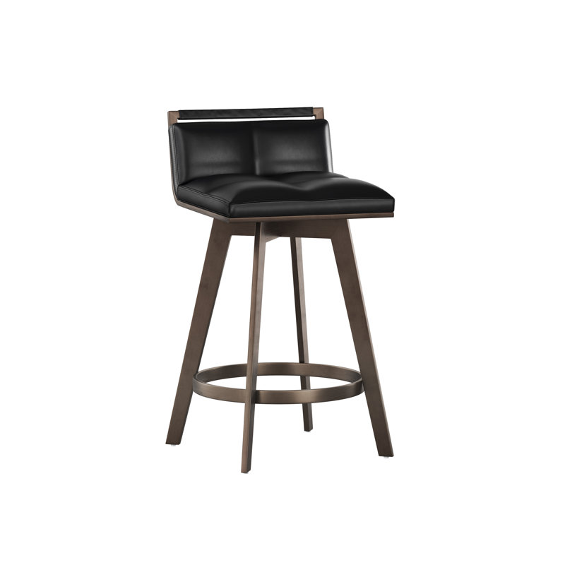 Arizona Swivel Upholstered Stool with Metal Frame