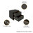 18" Nightstand in Charcoal Gray (2-Drawer)-2092196811