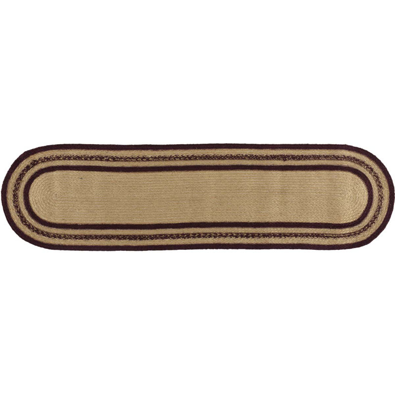 Brunswick Geometric Oval Independence Day Table Runner, 48" W x 13" L