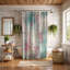 Rideau de douche Teal Rustic - Premium-99217583