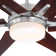 60" Smart Ceiling Fan with Dimmable LED Light