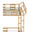 Odeon Metal Bar Cart with Wheels