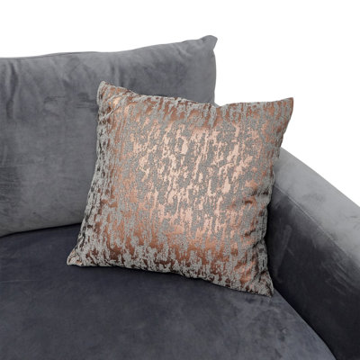  Coussin en velours à carreaux