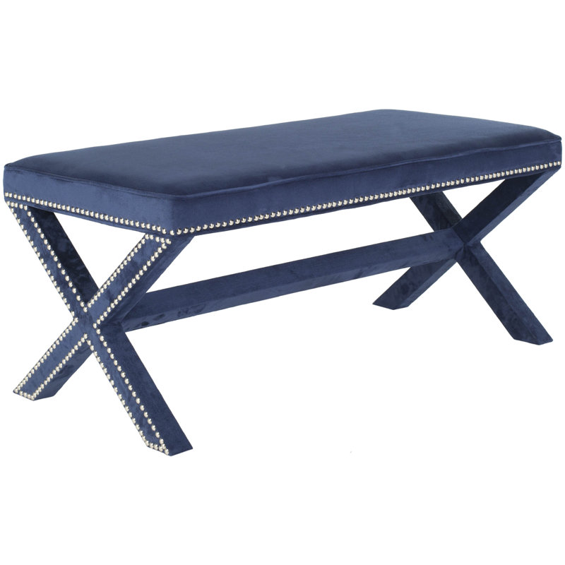 banc rembourré Katzer, Indigo
