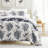 Quilt Set- Lightweight - All Season Quilted Coverlet - Distressed Bouquet-105628187-105628192