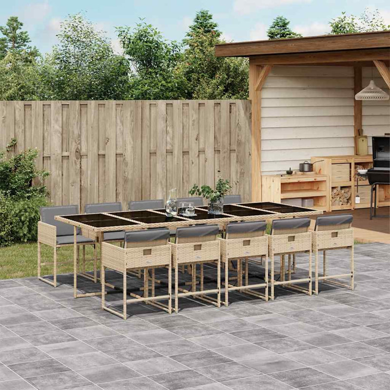 Patio Dining Set Table,, Light Grey, Beige
