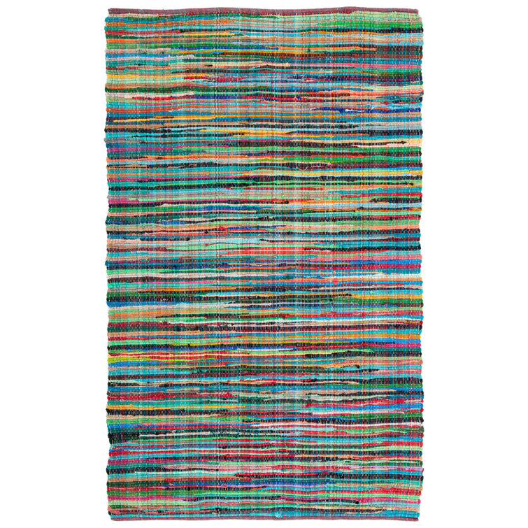 Fales Rug Hand Woven Cotton Abstract Rug