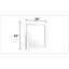 Miroir de style moderne Blaze fabriqué en bois de qualité supérieure, idéal pour s'habiller et se toiletter, offrant une décoration intemporelle et fonctionnelle-308629088
