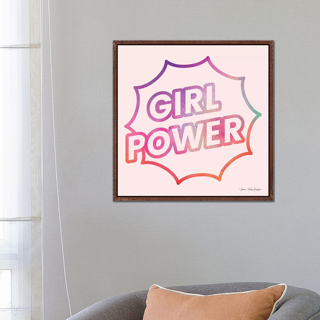 Girl Power I von Seven Trees Design - Galerie-verpackte Leinwand Giclée auf Leinwand