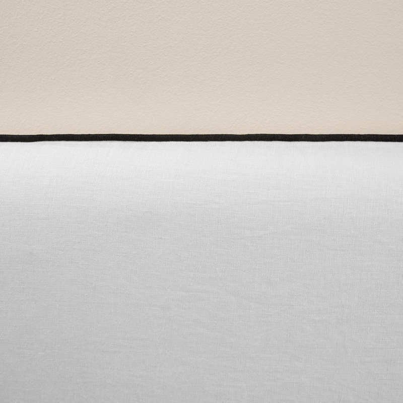 Carlina Slipcover, 134cm H x 150cm W, White & Grey