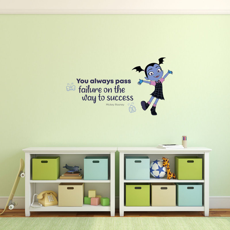Adhésif décoratif en vinyle "Way to Success" Vampirina Life quote, H 8 po x l 10 po