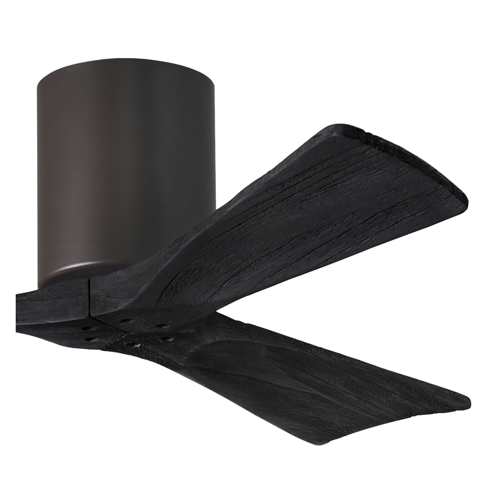 Olivier 3 Blade Ceiling Fan, Textured Bronze, Matte Black, 42"