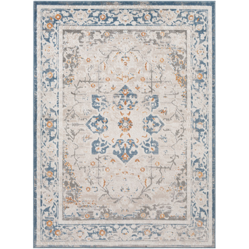 Acadia Floral Indoor Rug, Rectangle 5'3" x 7'3"