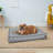Darnita Geometric Polyester Pet Bed-1612870588