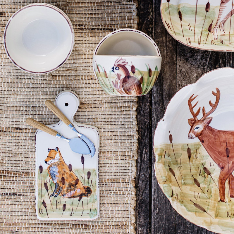 Wildlife Earthenware Cheese Board