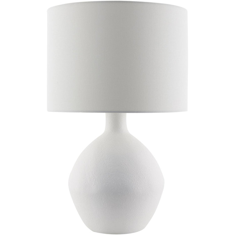 Hirotada Table Lamp, White, White