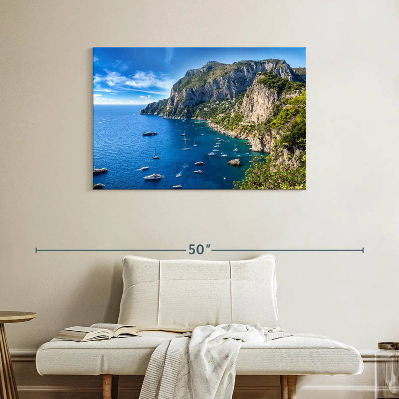 Gillard, île de Capri, H 26 po x l 39 po