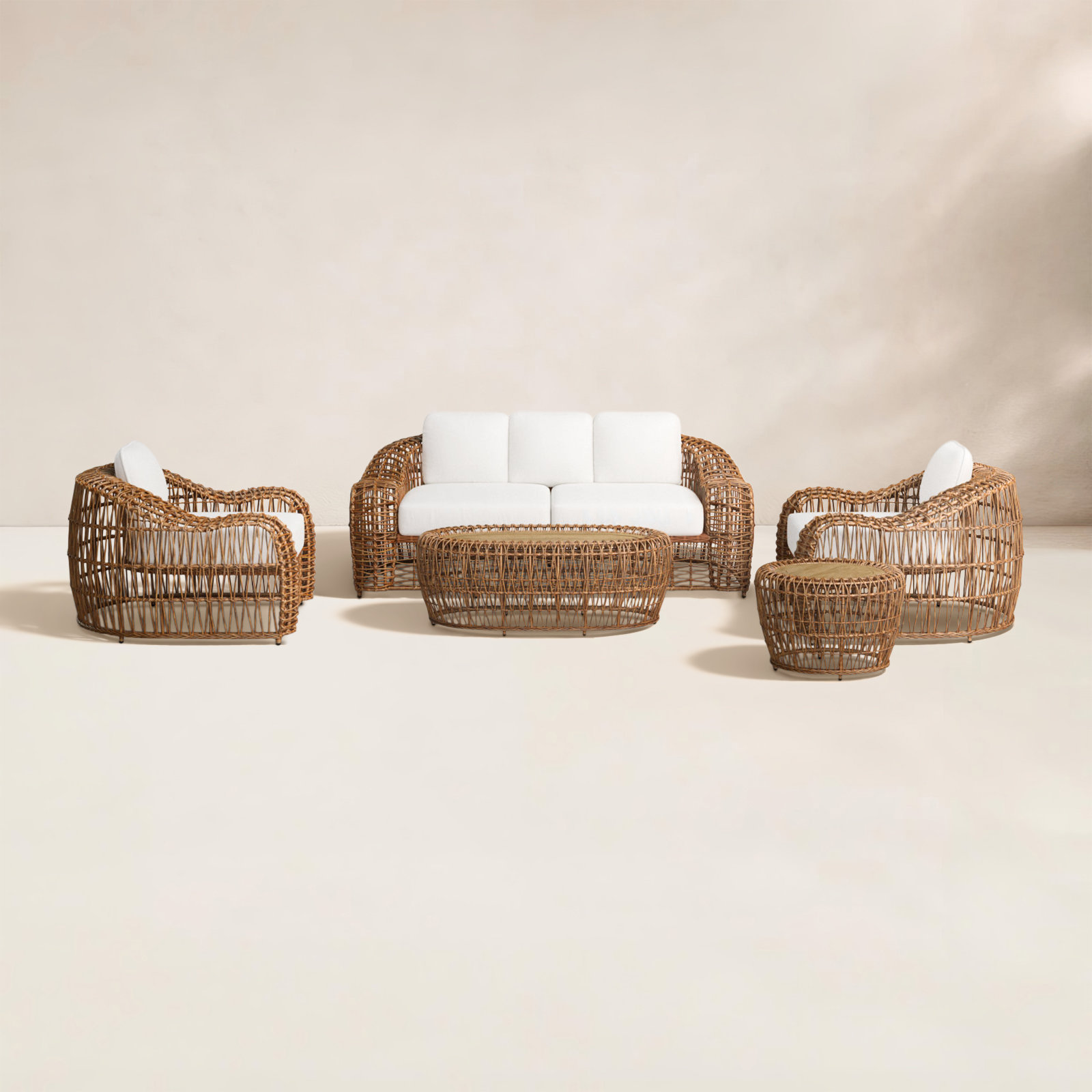 Alyshia 5-Person Sunbrella® Patio Seating Group