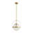 Gridora 1-Light Modern Glass Globe Kitchen Island Pendant Light-2100141761