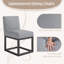 Chaise de salle à manger rembourrée Beppina-623684642