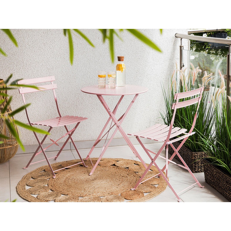 Aadhvika Bistro Set, Pink