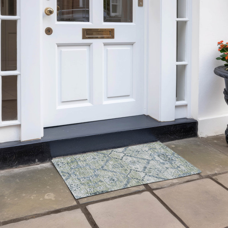 Tapis de porte Cederick, Rectangle 1 pi 8 po x 2 pi 6 po