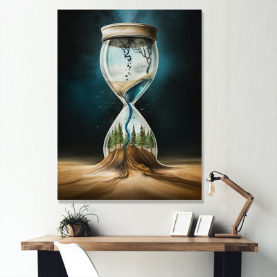 Sablier hyperréaliste II - impression sur toile tendue