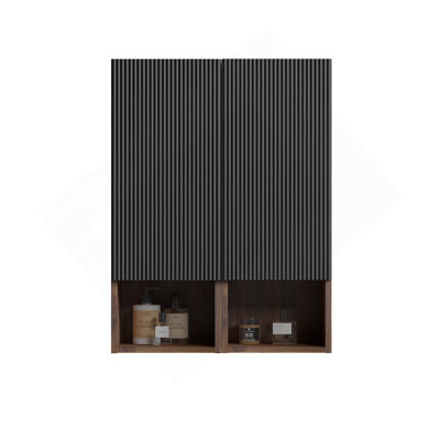 Armoire latérale de salle de bain flottante, armoire de rangement murale pour petits espaces