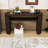 Farmhouse Console Table with Open Shelf-1257406432