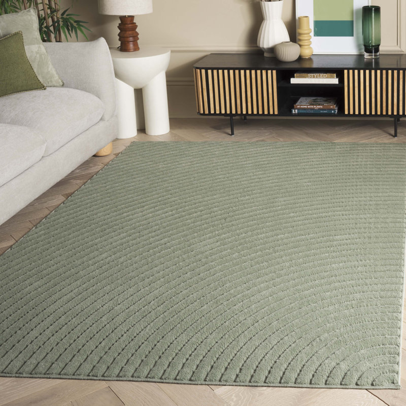Tapis de couleur unie Gillock Performance, Rectangulaire 8 pi x 10 pi