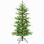 Arbre de Noël 6 pi avec 250 lumières à DEL blanc chaud, 694 pointes en PE + PVC, fil à mémoire à dépliage automatique, structure à charnières et support en métal stable - arbre de Noël facile à assembler-2021889340