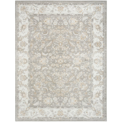 Leuchte 4' x 6' Ivory Vintage Indoor Rug