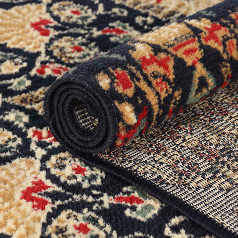Tapis tissé à la machine Meenakshi Adena, Rectangle de 5 pi x 8 pi