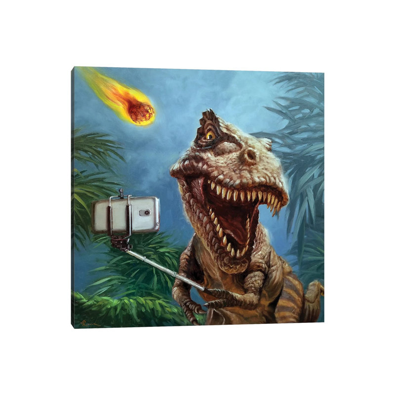 Last Selfie by Lucia Heffernan - Wrapped Canvas Print, 45.72 cm H x 45.72 cm W x 1.91 cm D