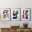 Colorful Shapes II - ensemble de 3 cadres photo-970485311-970485297