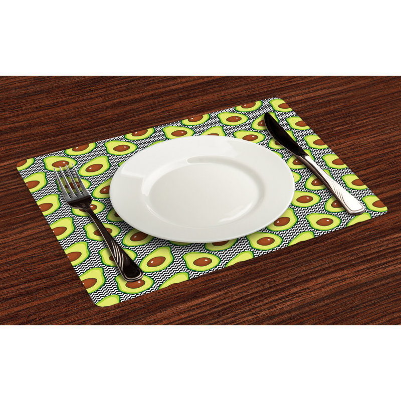 Polyester Food & Drink Rectangle Placemat