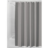 iDesign Fabric Shower Curtain, Water-Repellent and Mold- and Mildew-Resistant Liner, 72" x 72"